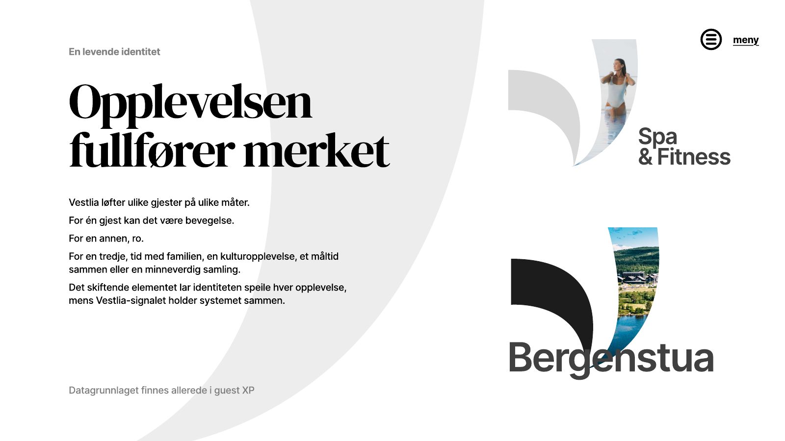 Retning 3: opplevelsen fullfører merket – Spa og Fitness, Bergenstua